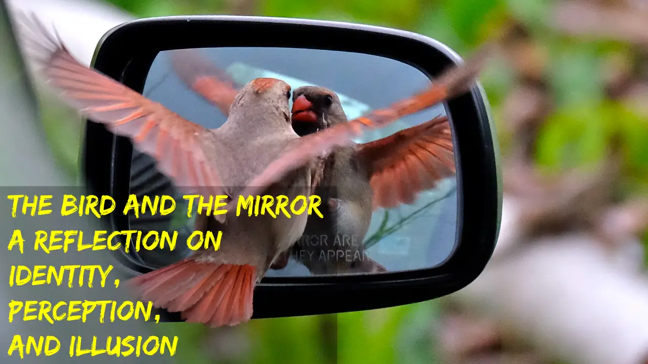 The Bird and the Mirror: A Reflection on Identity, Perception, and Illusion